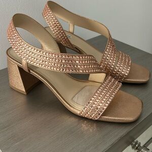 Alex Marie Rose Gold, Brinda, Sparkle Heels, Size 8
Excellent Condition
